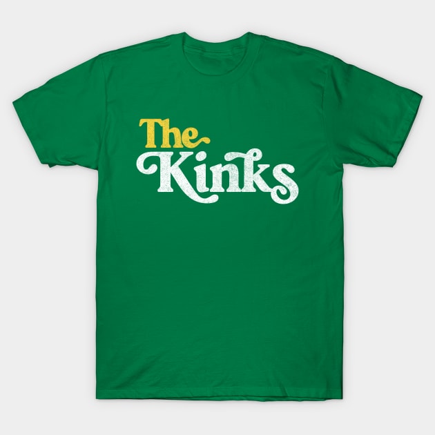 The Kinks  / Retro Faded Style T-Shirt by DankFutura